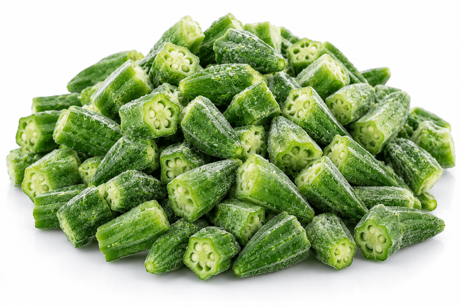 Frozenda frozen okra from Egypt
